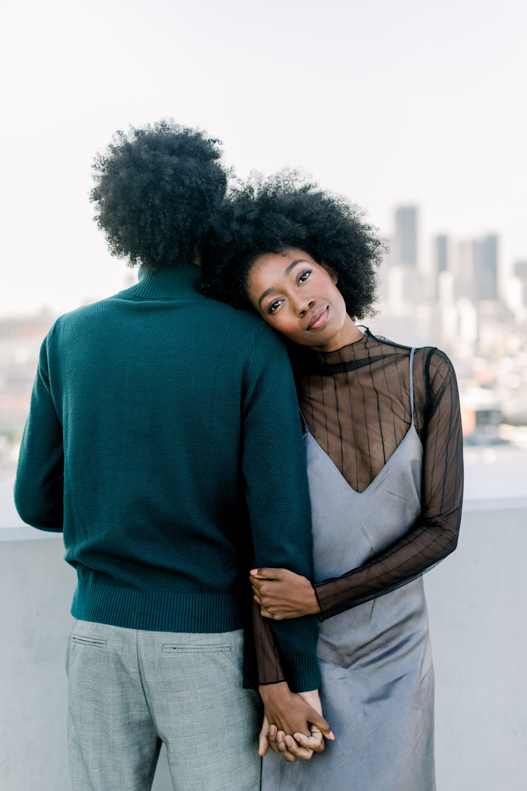 DTLA Engagement Session at The Row